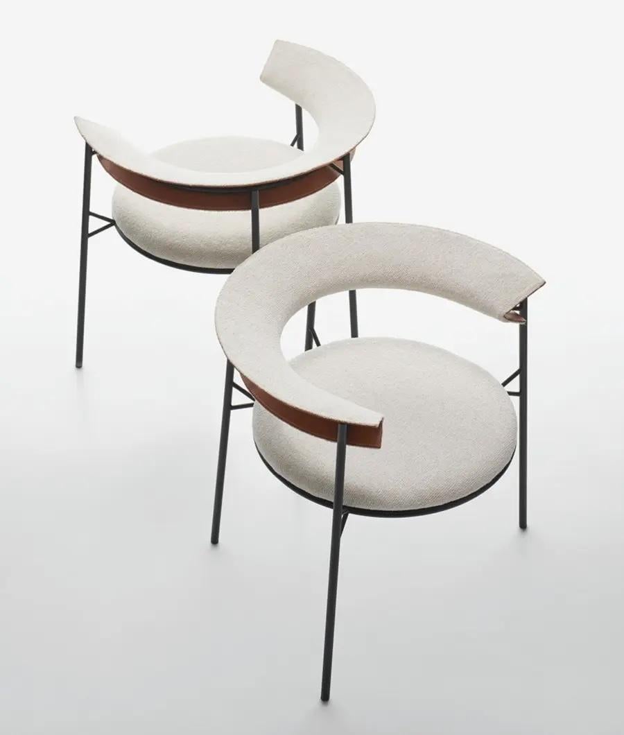 Contemporary Customizable MDF Italia Cantle Armchair by Marco Lavit For Sale
