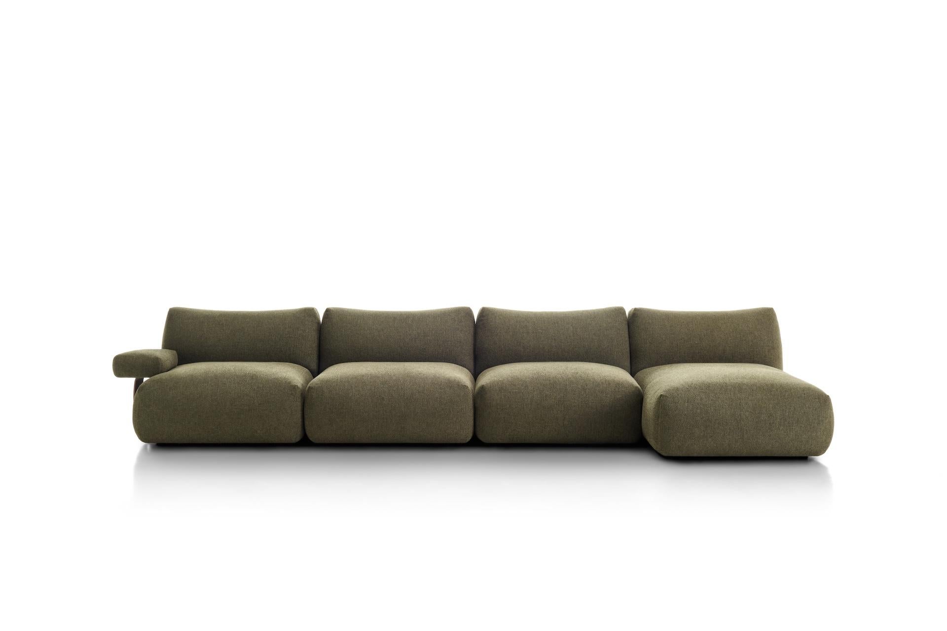 Customizable MDF Italia Goom Sofa by Jean Marie Massaud For Sale 4