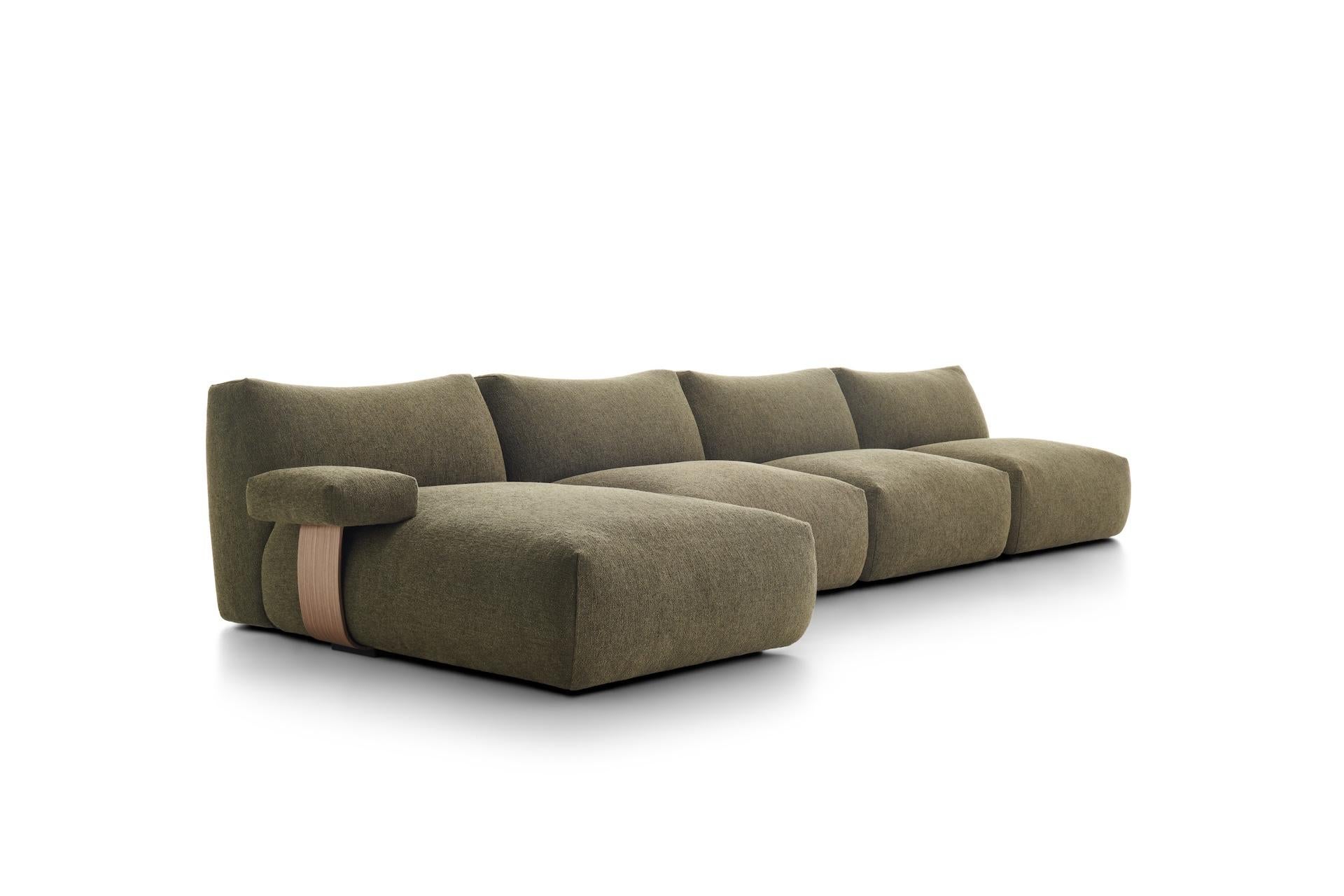 Customizable MDF Italia Goom Sofa by Jean Marie Massaud For Sale 5