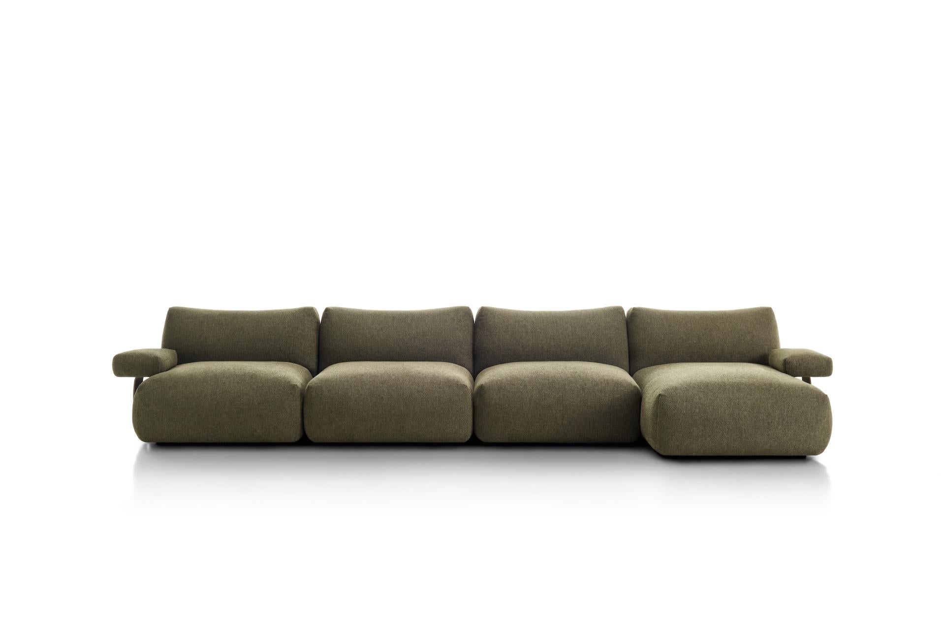 Customizable MDF Italia Goom Sofa by Jean Marie Massaud For Sale 8