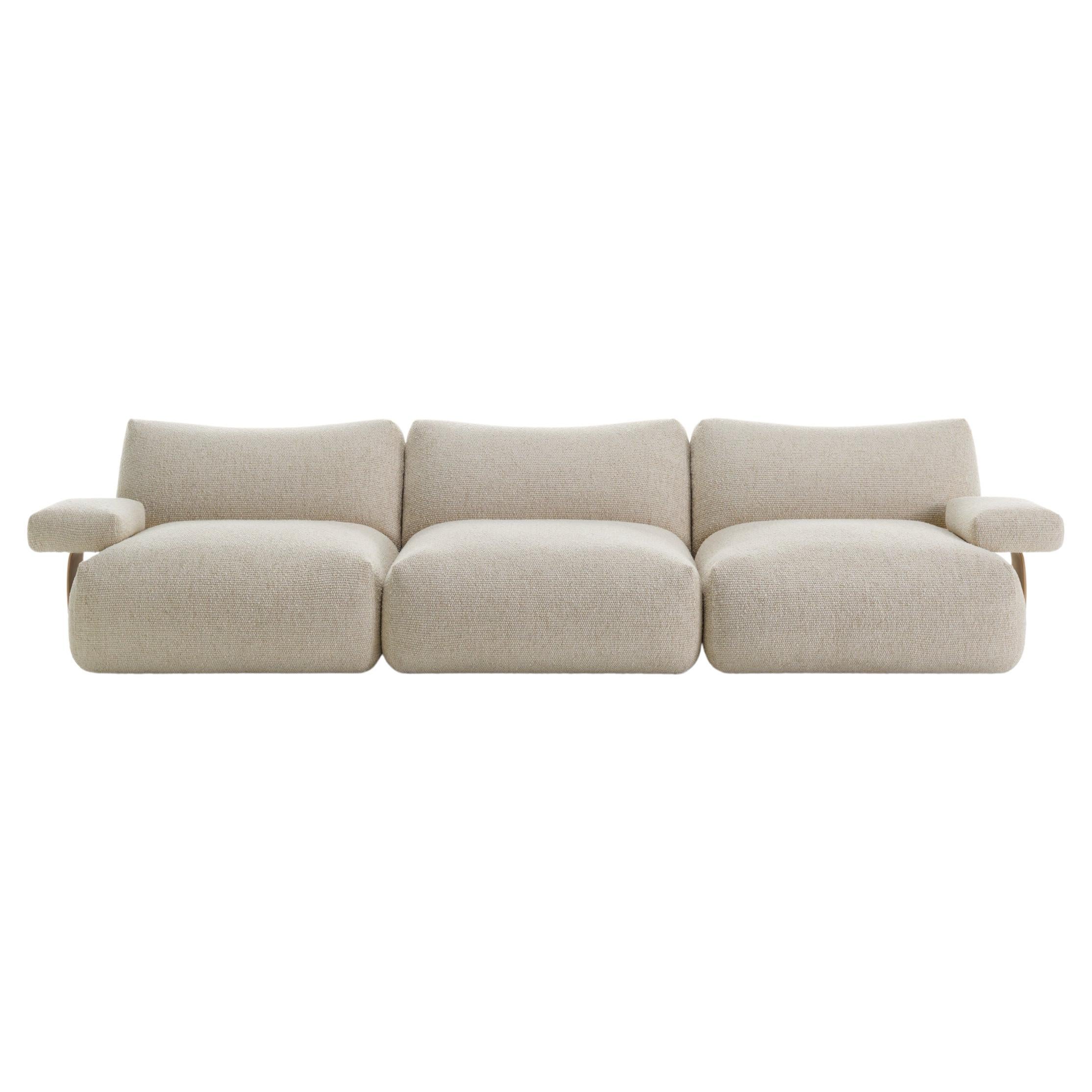 Customizable MDF Italia Goom Sofa by Jean Marie Massaud For Sale
