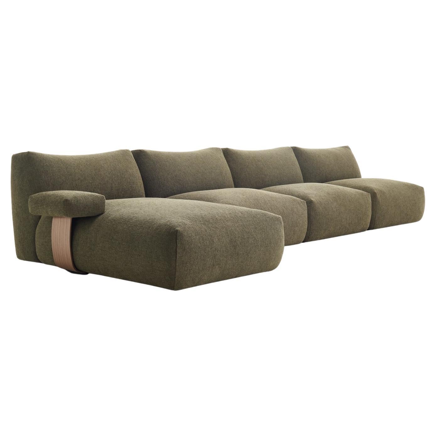 Customizable MDF Italia Goom Sofa by Jean Marie Massaud For Sale