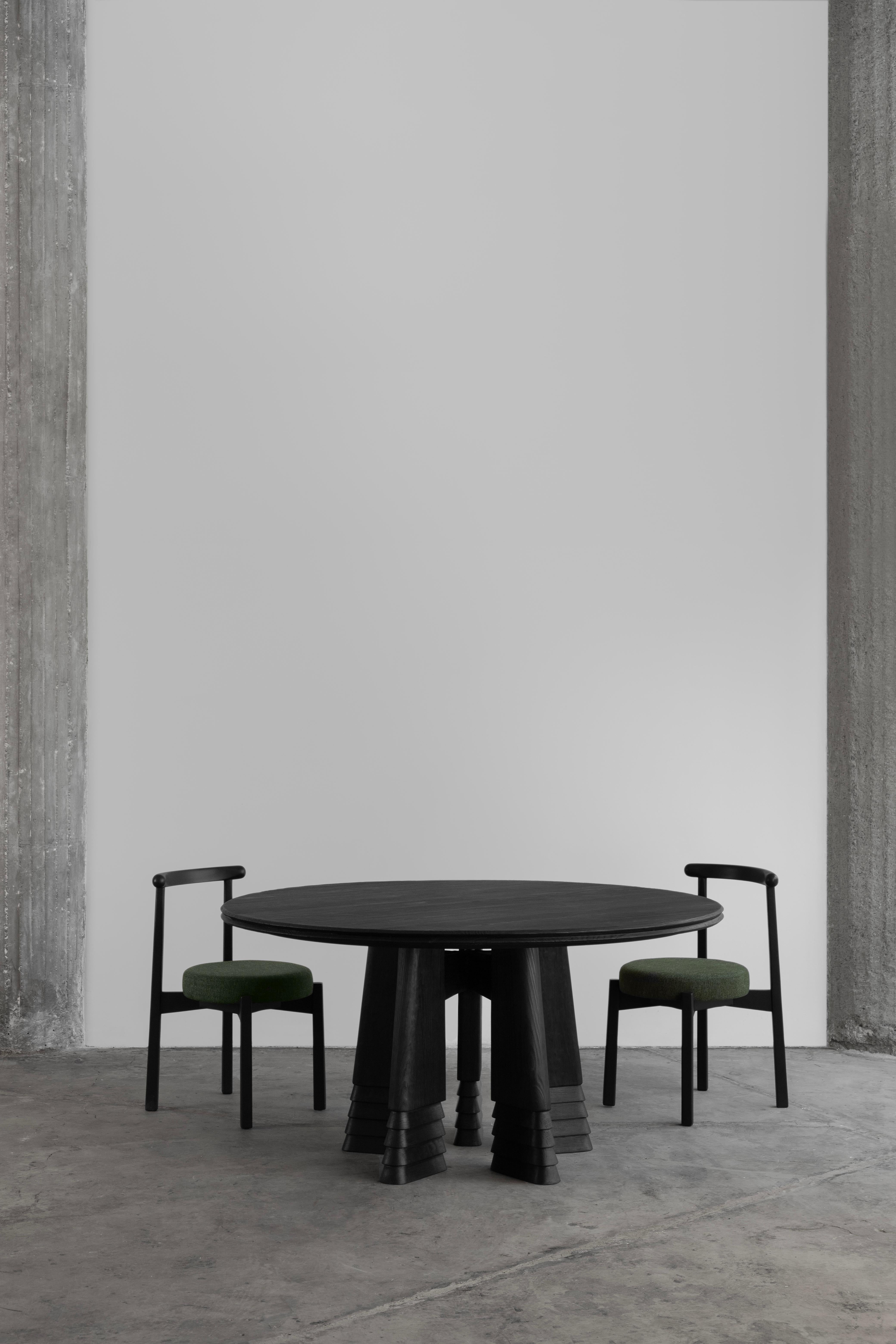 Customizable Modern Dining Table Reforma, Solid wood. 180 cm For Sale 4