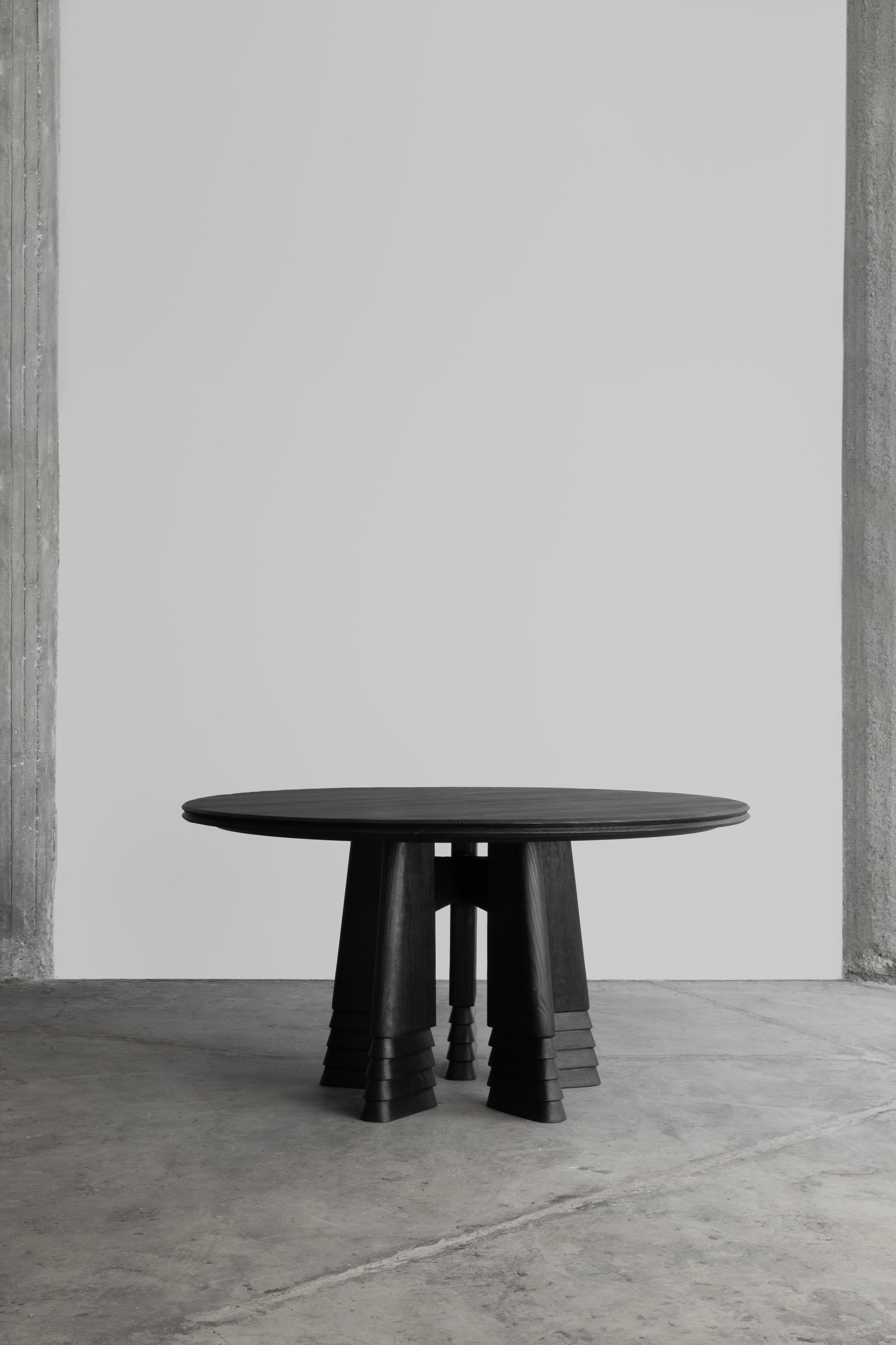 Customizable Modern Dining Table Reforma, Solid wood. 180 cm For Sale 6