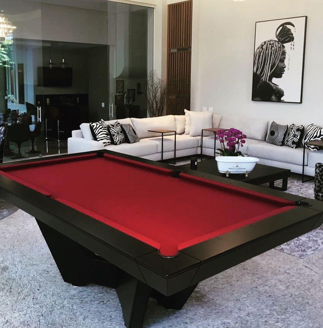 Contemporary Customizable Modern Pool Table For Sale