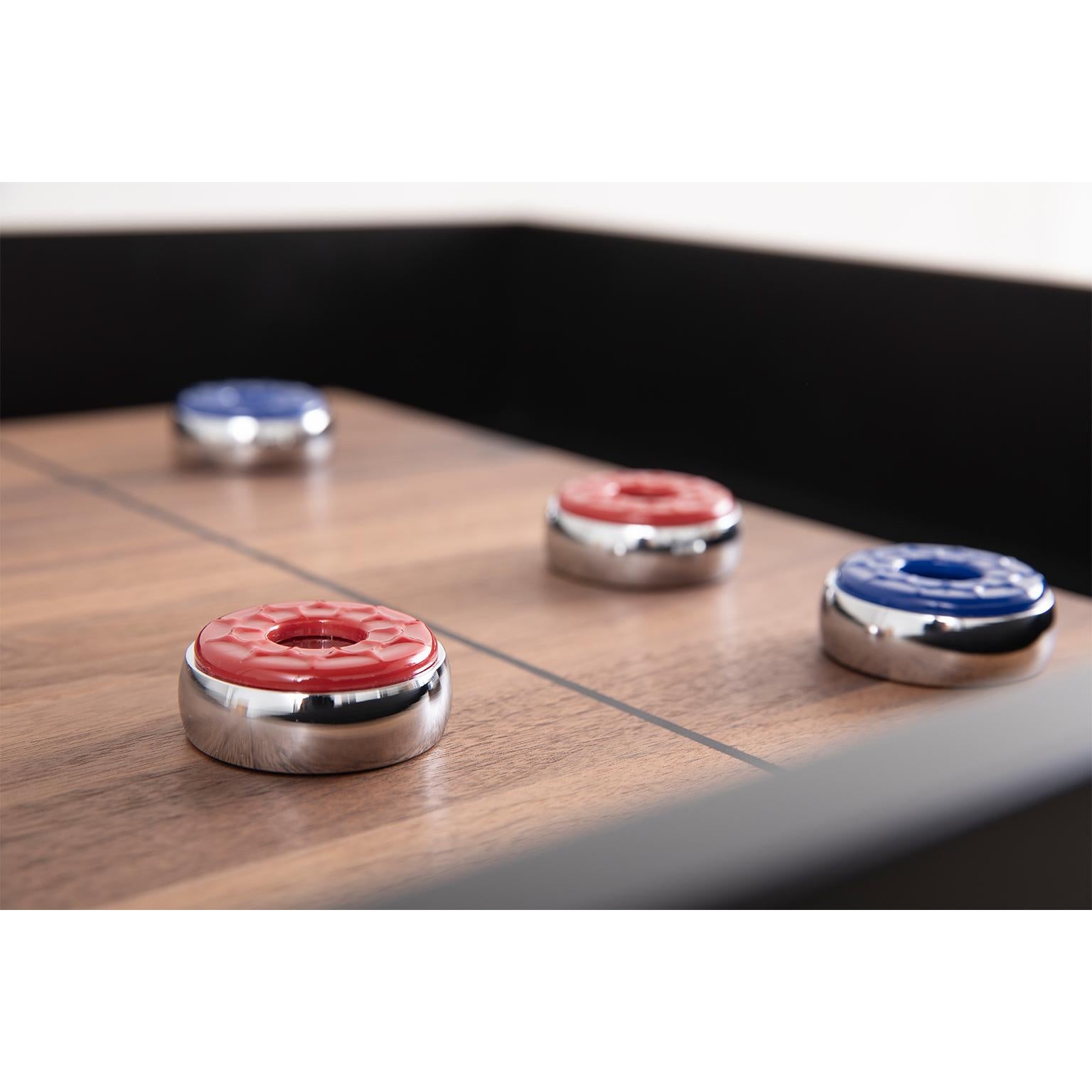 Anpassbarer moderner Shuffleboard-Tisch „The Break“ (Hartholz) im Angebot