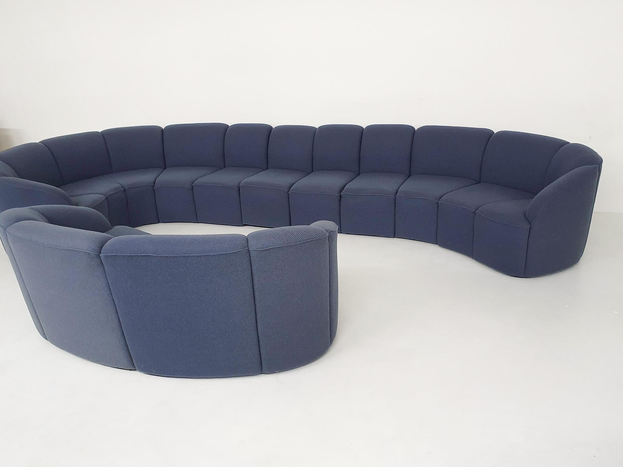 Mid-20th Century Customizable Modular Sofa Model 