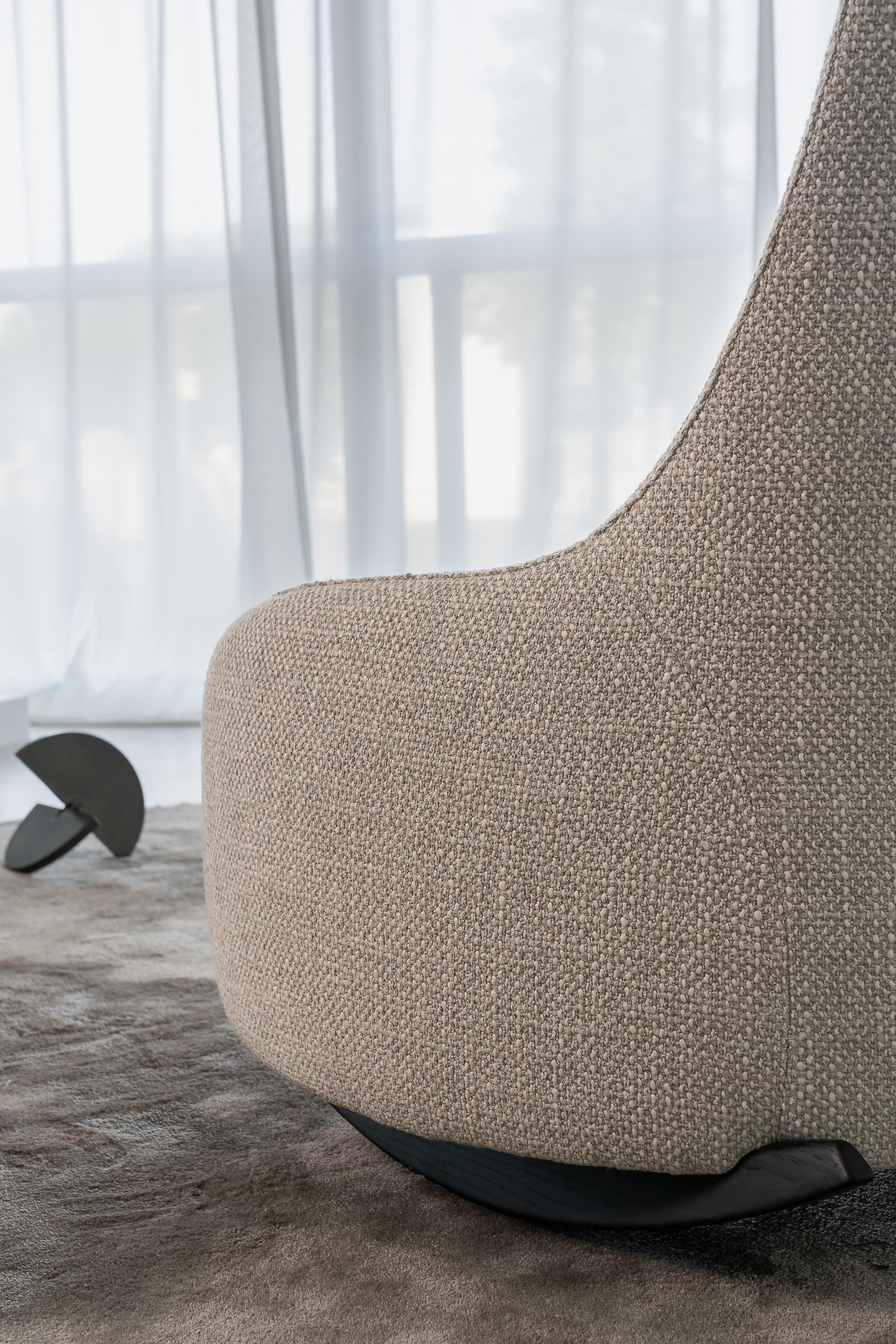 Upholstery Customizable Montis Dim Sum Rocking Chair by Simon Pengelly