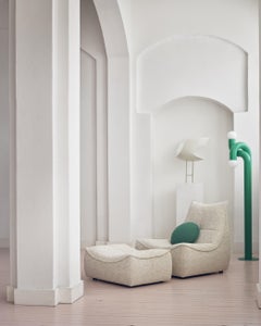 Sedia lounge e ottomana Montis Florence personalizzabile di Gerard Van Den Berg