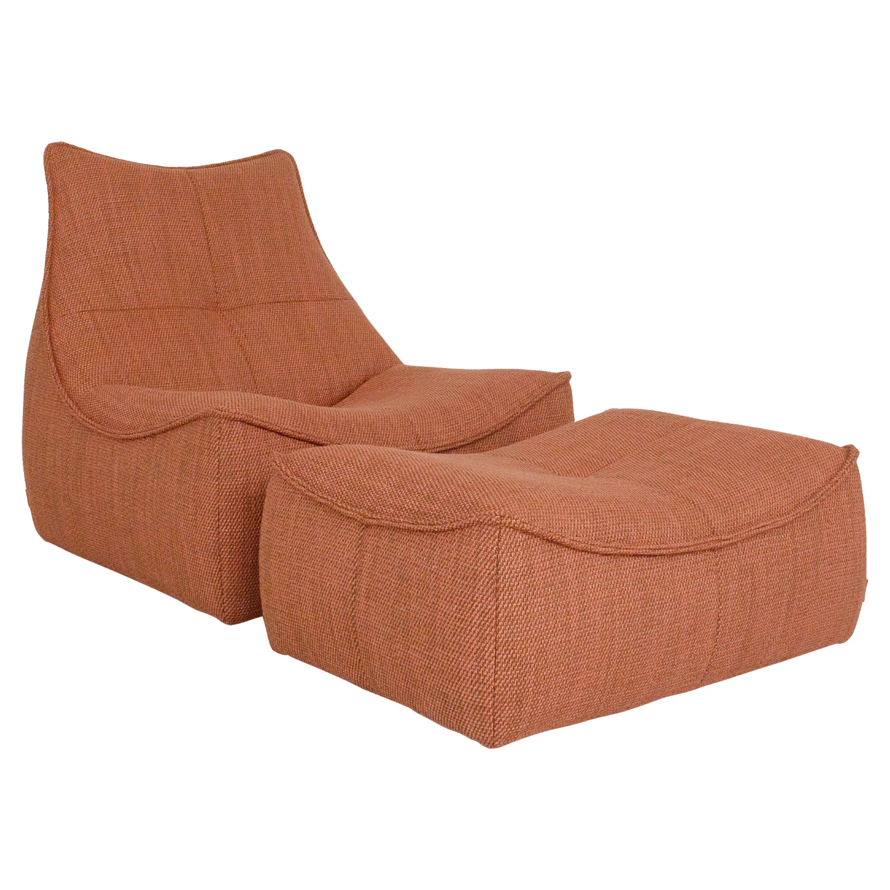Customizable Montis Florence Lounge Chair & Ottoman by GERARD VAN DEN BERG