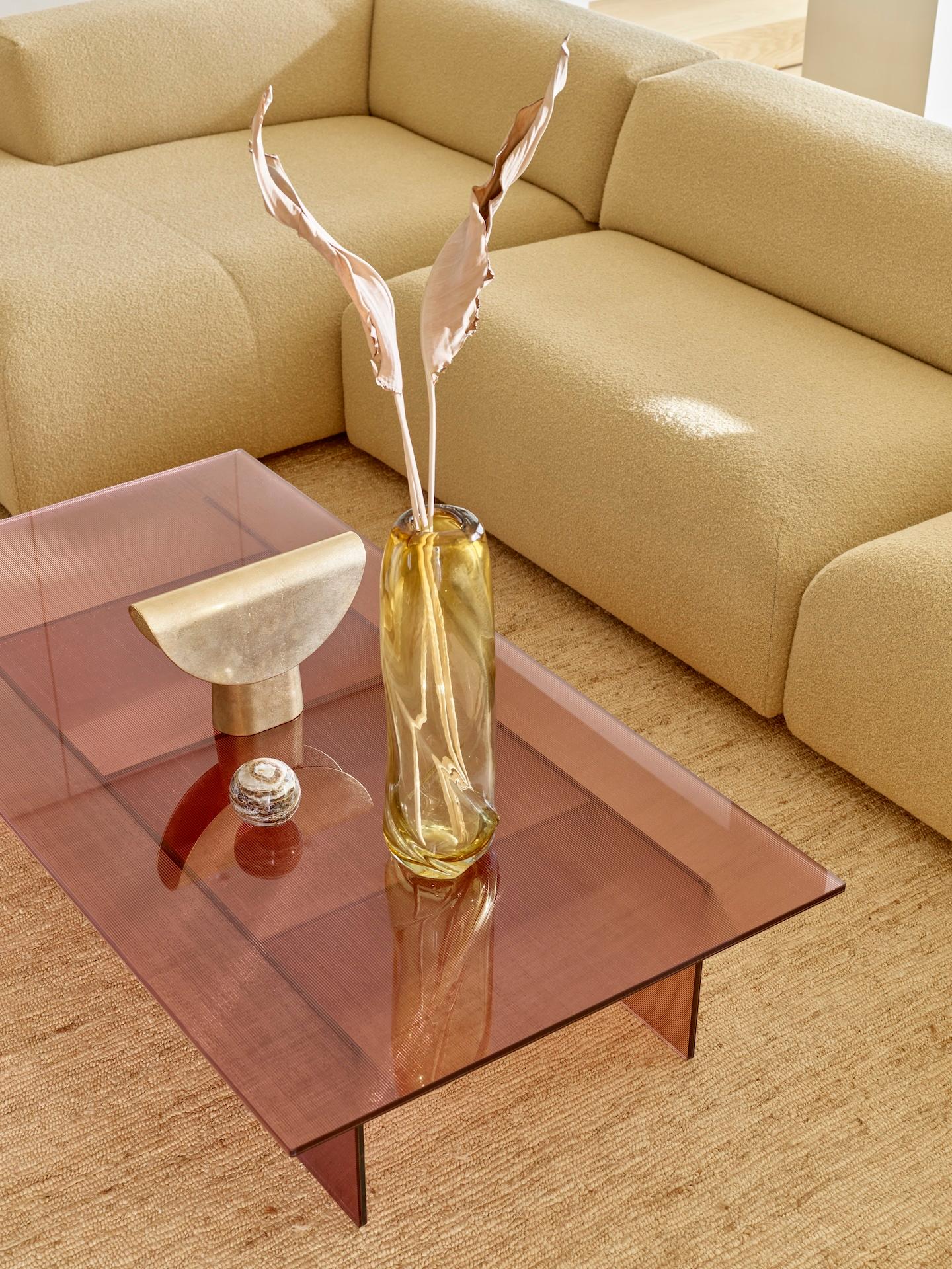 Customizable Montis Perry Glass Table by MAX LIPSEY For Sale 10
