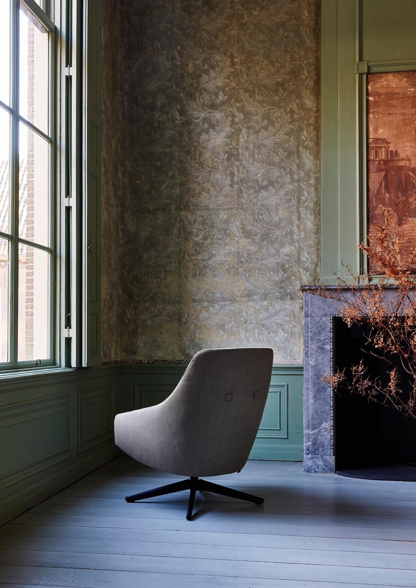 Silla baja giratoria Montis Puk personalizable by SIMON PENGELLY en venta 6