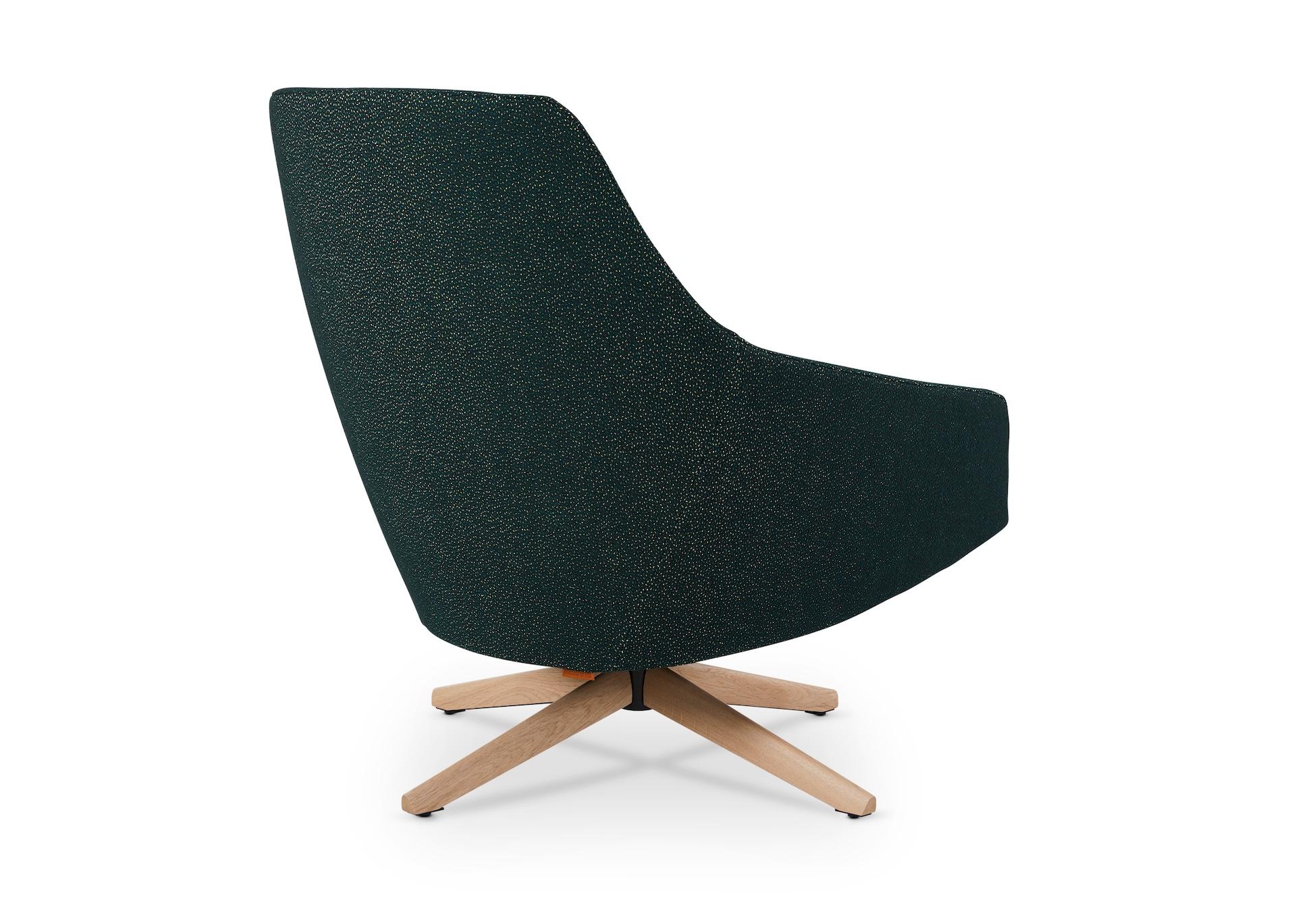 Silla baja giratoria Montis Puk personalizable by SIMON PENGELLY Tapicería en venta