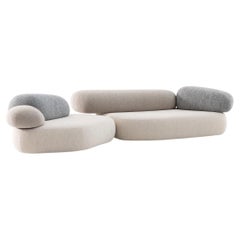 Das individuell anpassbare Sofasystem „Pebble Rubble“ von Moroso, entworfen von Front