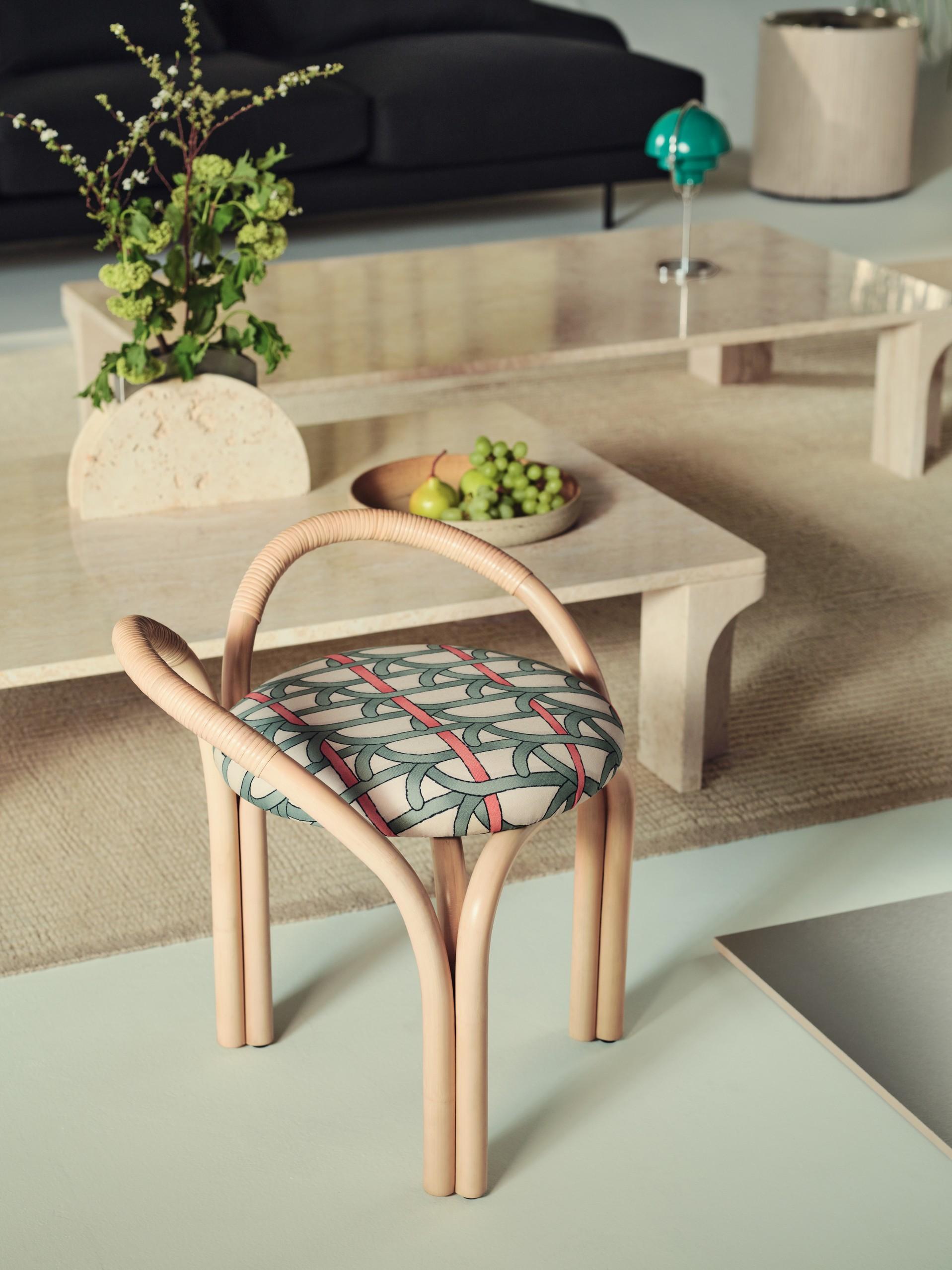 Upholstery Customizable New and Made to order Gubi Bistra Stool by AMDL Circle For Sale