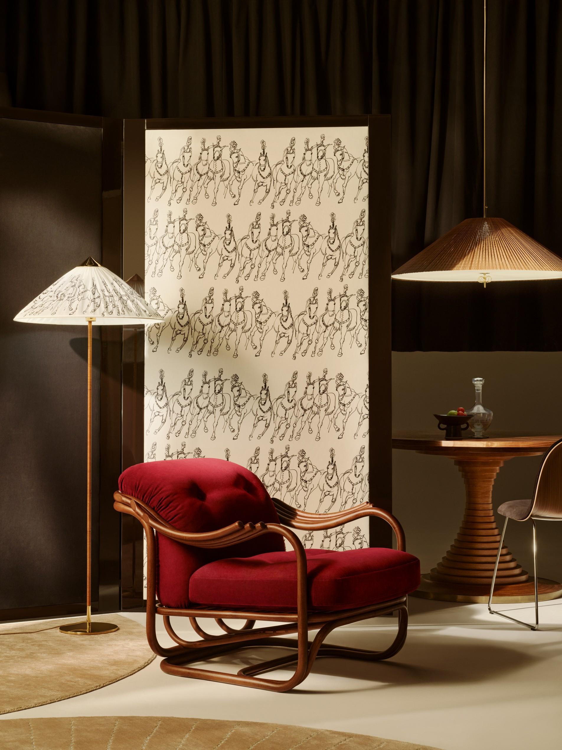 Customizable New and Made to order Gubi Poltrona Lounge Chair by CARLO DE CARLI For Sale 2