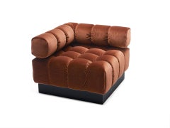 Customizable New and Made to Order Harvey Probber Deep Tuft Modular Sofa