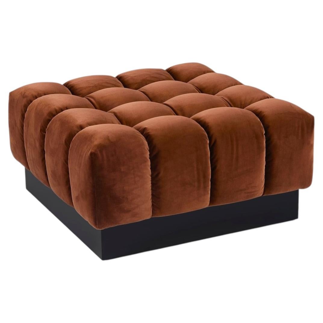 Customizable New and Made to Order Harvey Probber Deep Tuft Ottoman