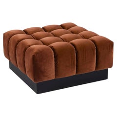 Customizable New and Made to Order Harvey Probber Deep Tuft Ottoman