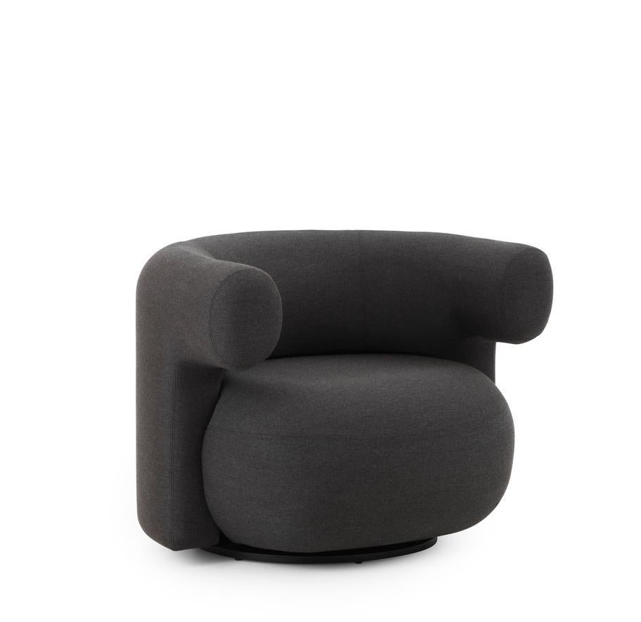 Anpassbarer Normann Copenhagen Burra Dreh-Loungesessel von Simon Legald (Textil) im Angebot