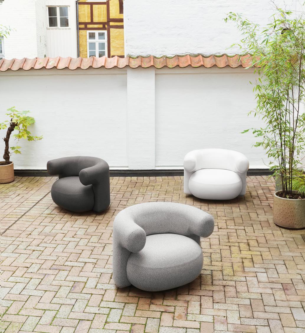 Anpassbarer Normann Copenhagen Burra Dreh-Loungesessel von Simon Legald im Angebot 2