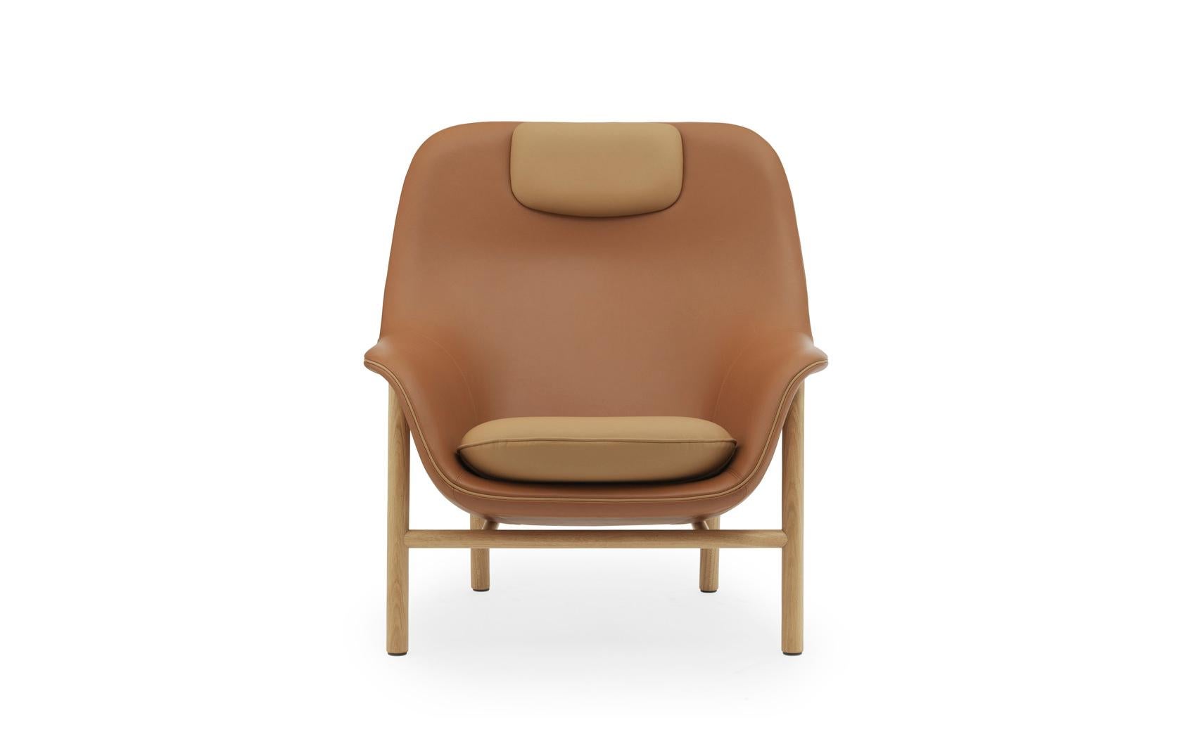 Customizable Normann Copenhagen Drape Lounge High W. Headrest by Simon Legald For Sale 8