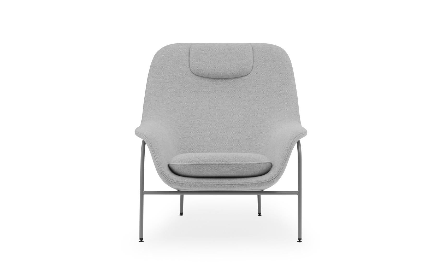Customizable Normann Copenhagen Drape Lounge High W. Headrest by Simon Legald For Sale 9