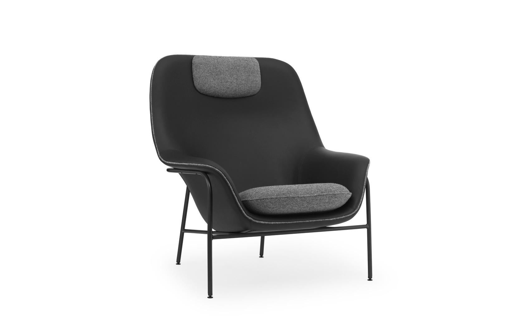Customizable Normann Copenhagen Drape Lounge High W. Headrest by Simon Legald For Sale 10