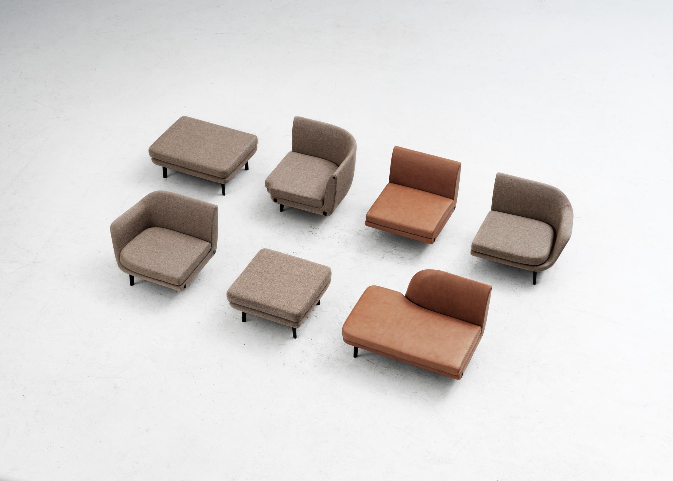 Customizable Normann Copenhagen Sum Modular Sofa 4 Seater by Simon Legald For Sale 6