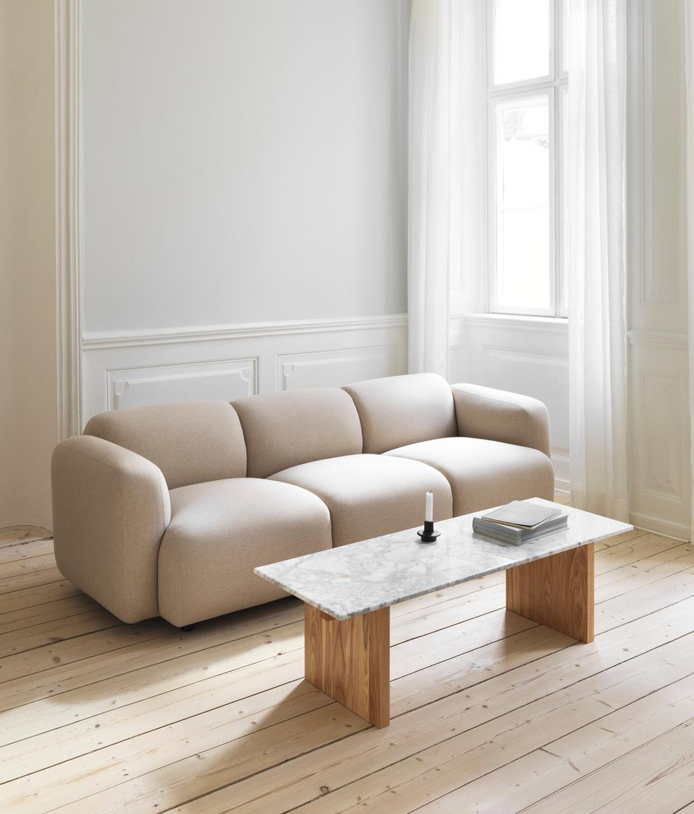 Customizable Normann Copenhagen Swell Sofa 3 Seater by Jonas Wagell In New Condition For Sale In New York, NY