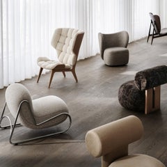 Customizable Norr11 Boho Lounge chair by Kristian Sofus Hansen & Tommy Hyldahl