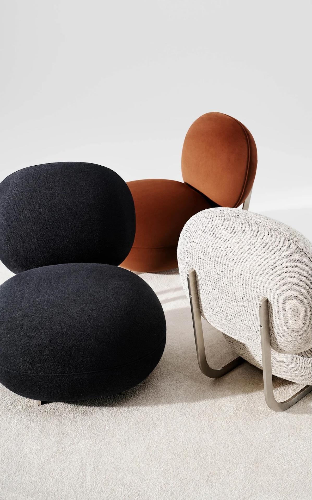 Sillón Norr11 Cooper personalizable de Kristian Sofus Hansen y Tommy Hyldahl Acero en venta