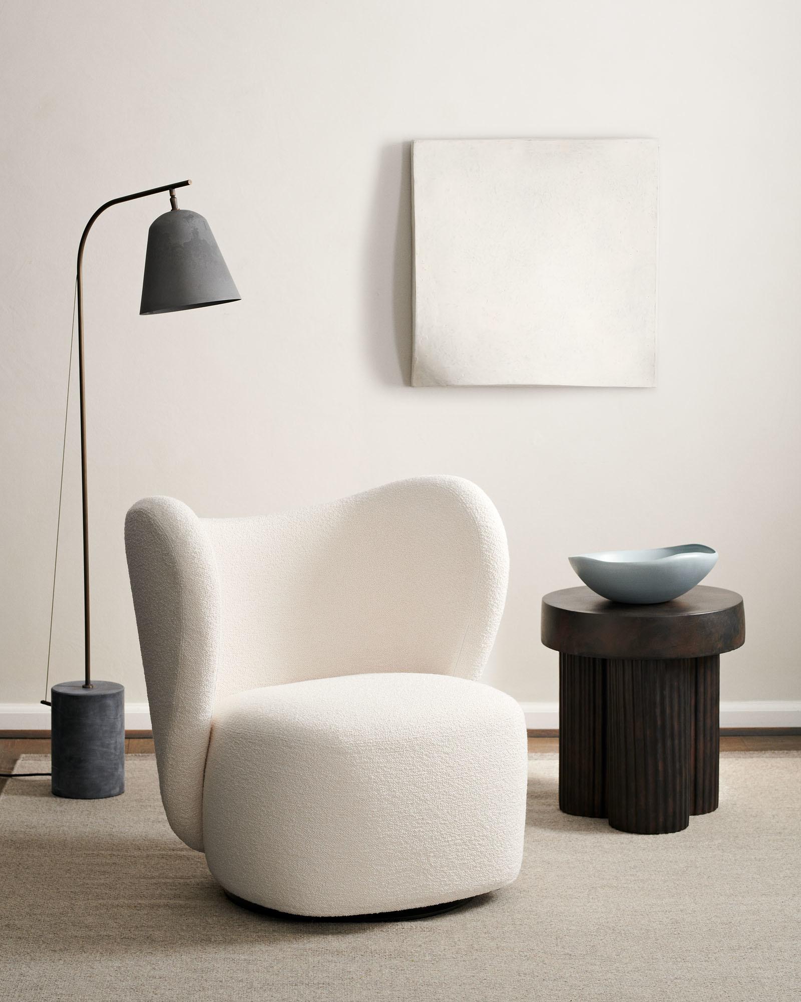 Contemporary Norr11 Sheepskin Little Big Chair by Kristian Sofus Hansen & Tommy Hyldahl For Sale
