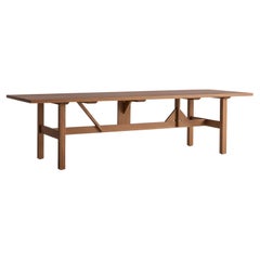 Table à manger en bois pour l
extérieur personnalisable