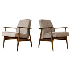 Customizable, Pair Of Mid Century Armchairs by H.Lis, 1960's