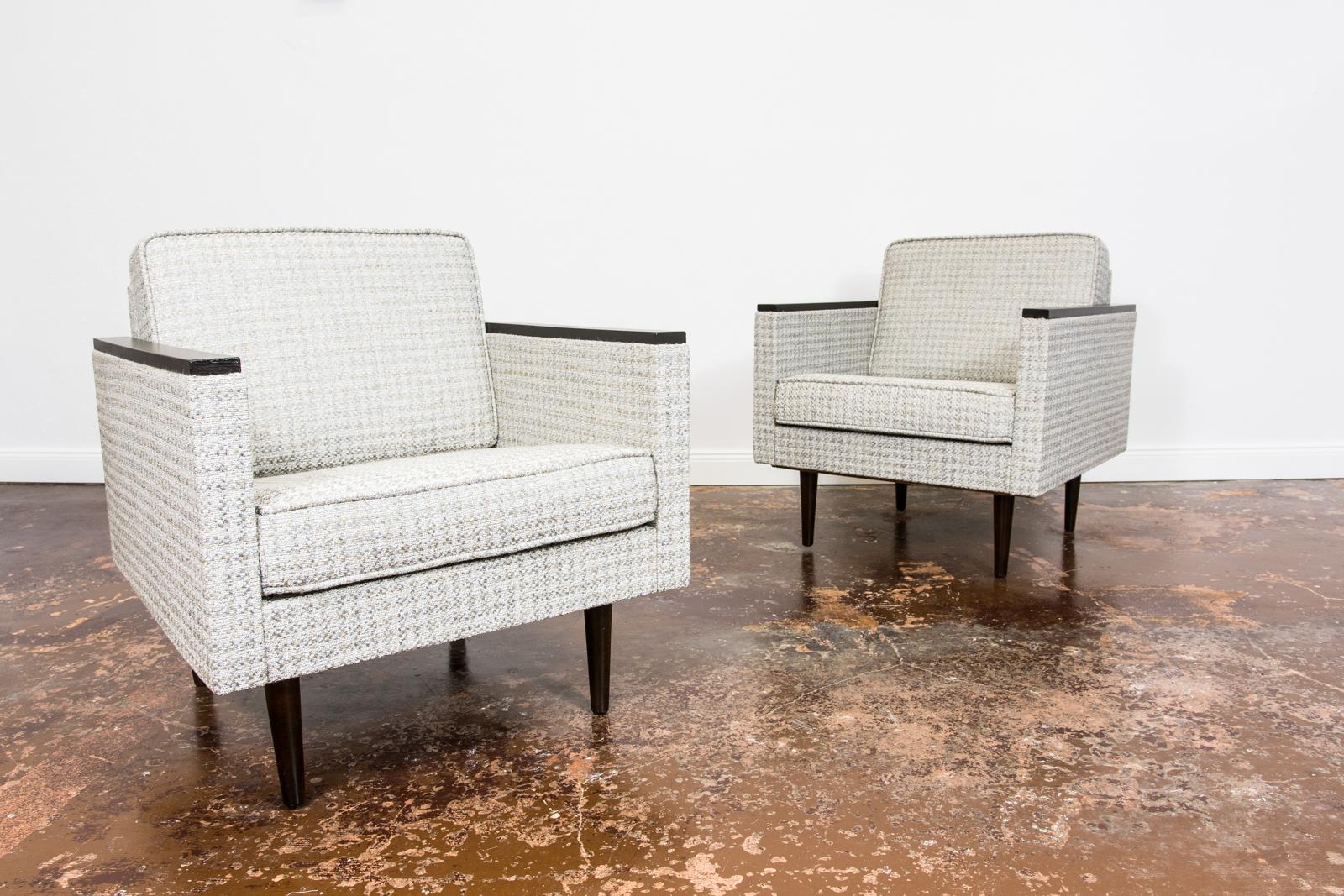 Customizable Pair Of Club Chairs 