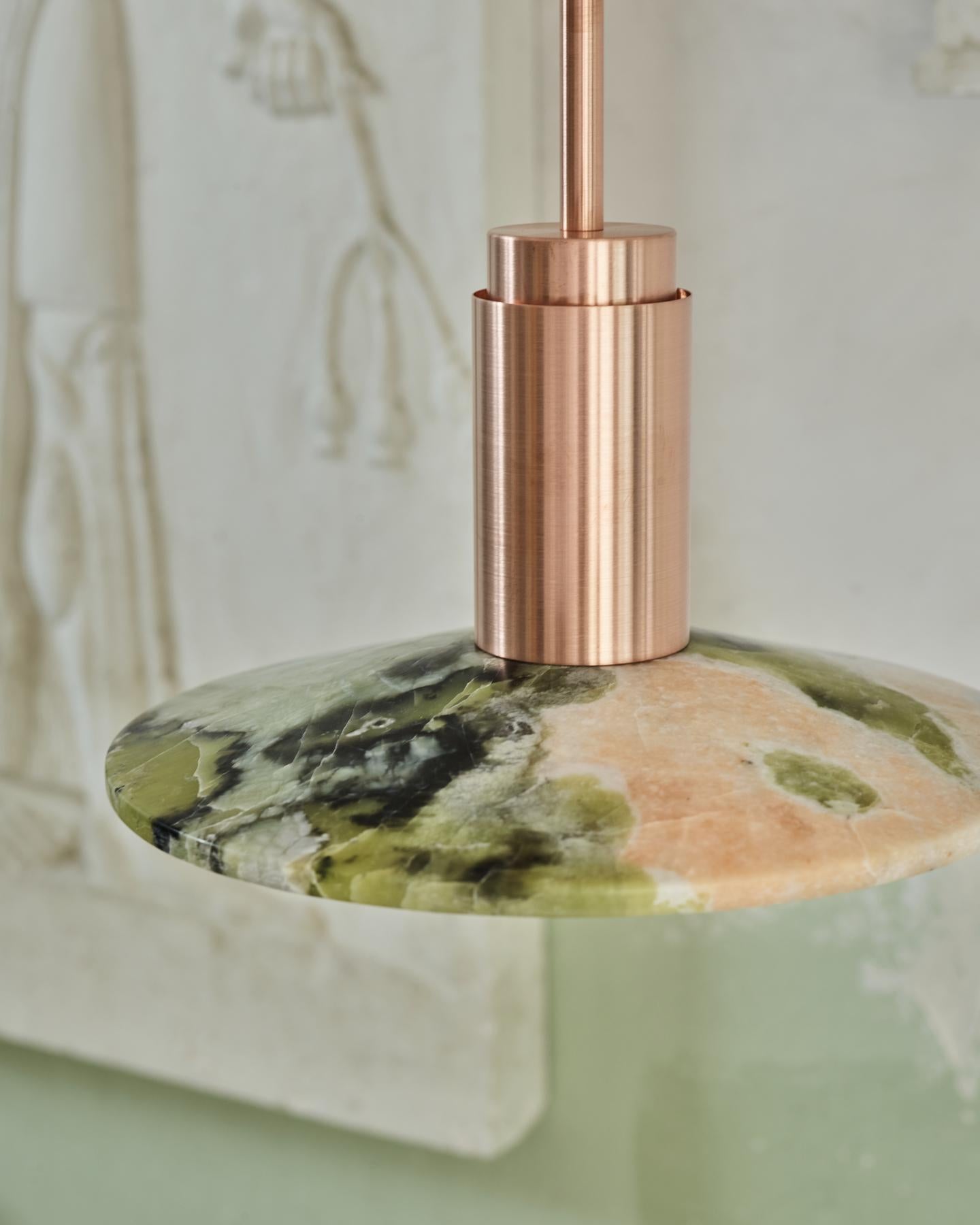 Lampada a sospensione personalizzabile 'Donya Spot' di Anour, Mix Solar, Ottone Lucido in vendita 1