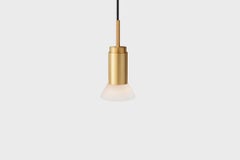 Customizable Pendant Lamp 'Donya Spot' by Anour, White Trapeze, Gold