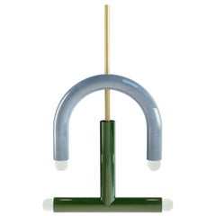 Customizable Pendant Lamp TRN C3, Ceramic and Brass '+ colors, + shapes'