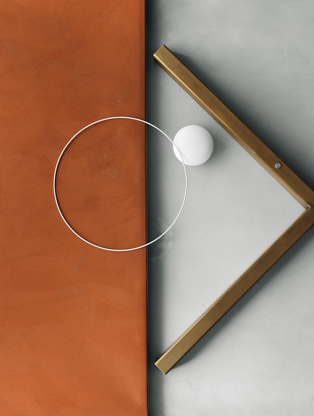 Customizable Pendant Lamp 'X-Model' by Anour, Brushed Brass For Sale 6