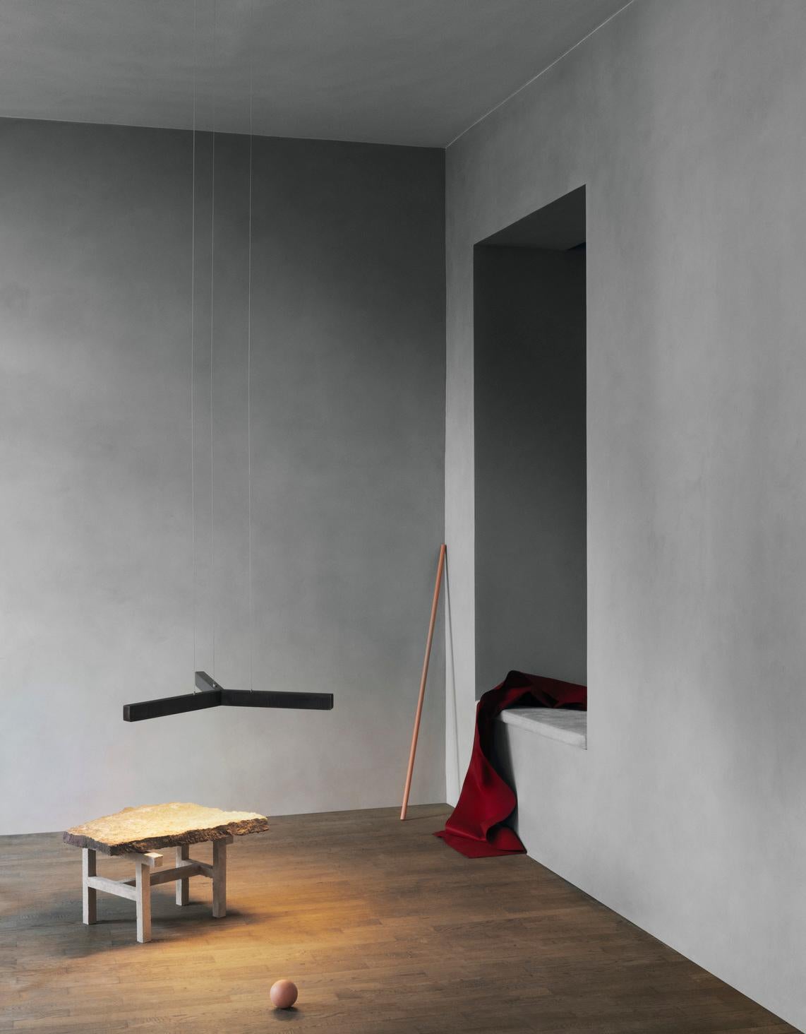 Lampe suspendue personnalisable Y-Model par Anour, laiton brossé Neuf - En vente à Paris, IDF