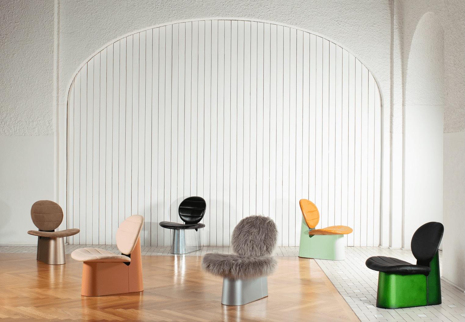 Europeo Sedia Pulpo Pilota personalizzabile BY STUDIO BRICHET-Ziegler in vendita