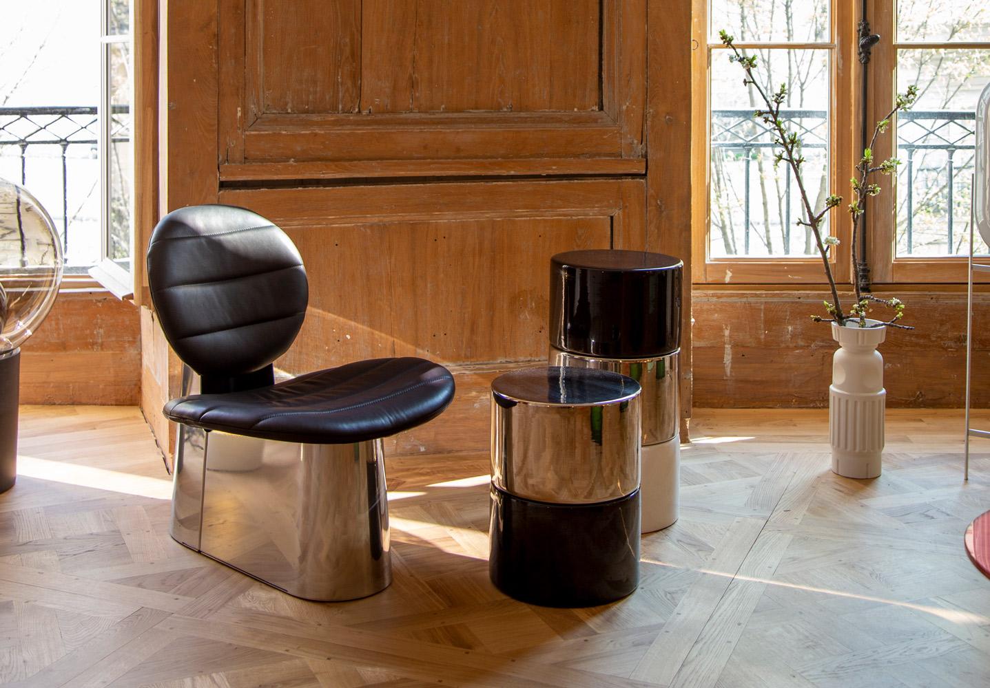 Acciaio Sedia Pulpo Pilota personalizzabile BY STUDIO BRICHET-Ziegler in vendita