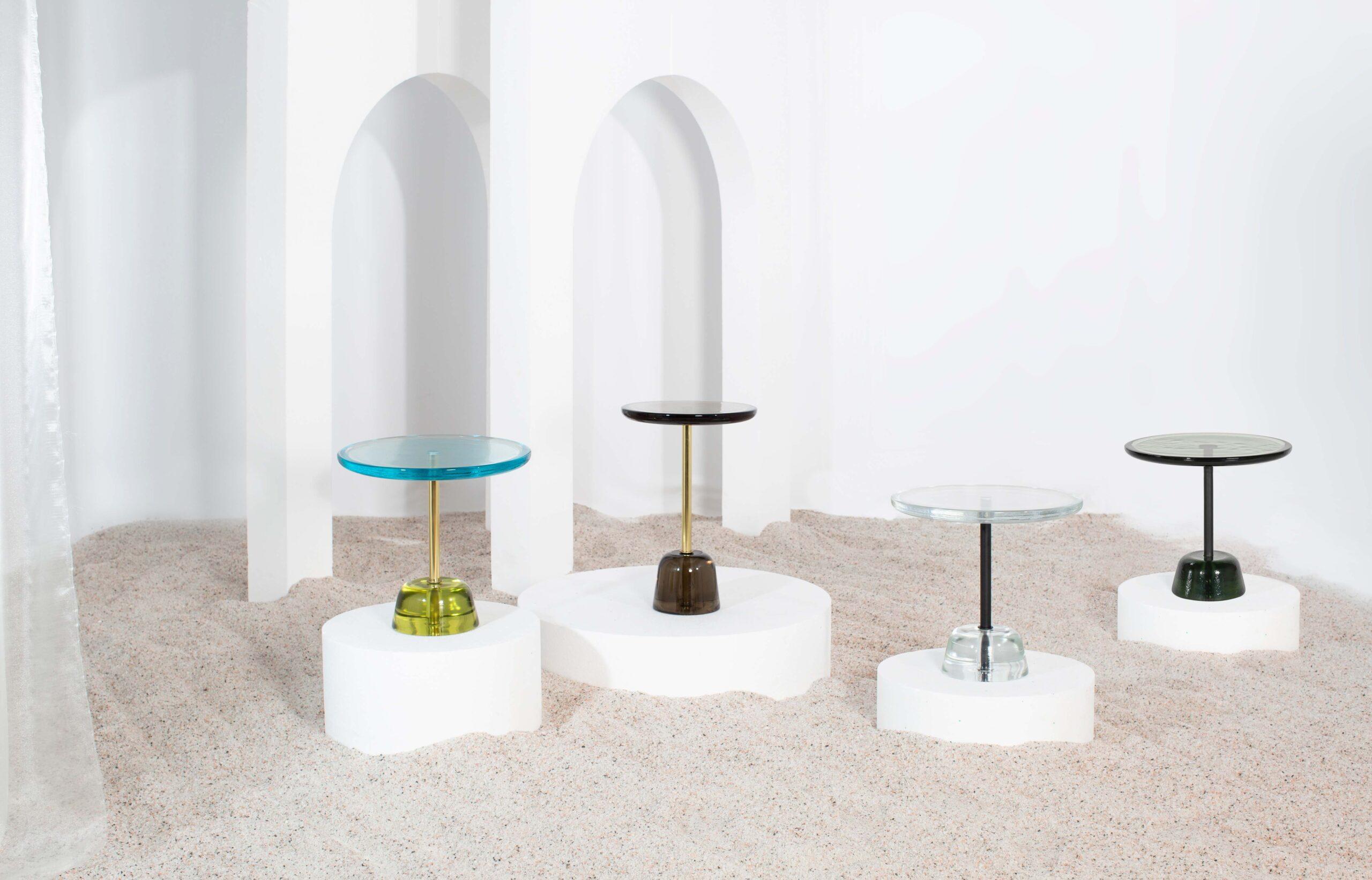 Brass Customizable Pulpo Pina High Table BY SEBASTIAN HERKNER For Sale