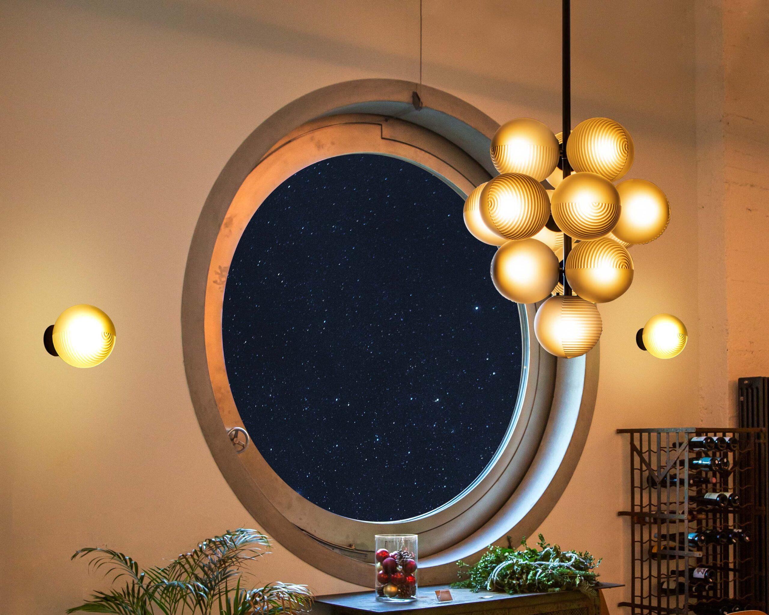 Contemporary Customizable Pulpo Stellar Grape Lamp by Sebastian Herkner For Sale