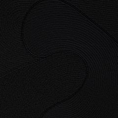 Customizable Riff Rug from Souda, 4x6 ft, Wool, Black