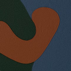 Anpassbarer Riff-Teppich von Souda, 4x6 ft, Wolle, Multicolor F