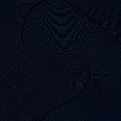 Customizable Riff Rug from Souda, 6x8 ft, Wool, Navy Blue