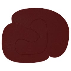 Customizable Riff Rug from Souda, 8x10 ft, Wool, Red