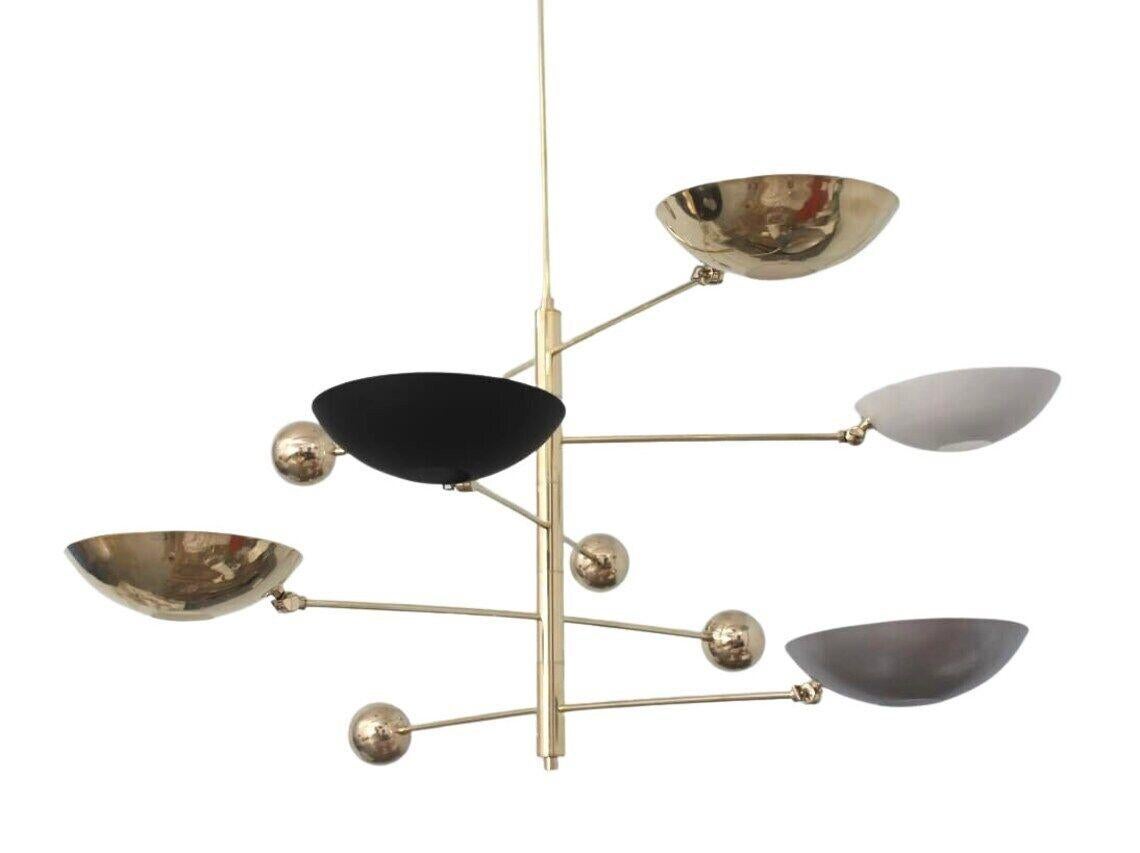 Customizable  Rotating Arm Counter Balance Chandelier  For Sale 1